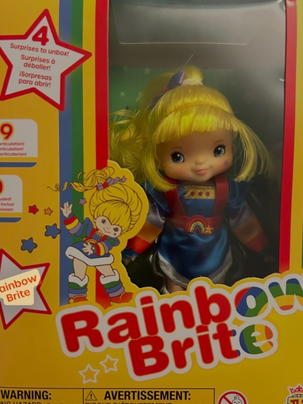 Rainbow Brite 5.5" Doll Retro  TLS Toy  Brand New
